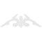 Ekena Millwork Pitch Milton Architectural Grade PVC Gable Pediment, 48"W x 18"H x 1"P (9/12) GPP048X018X100MIL - alternate 2